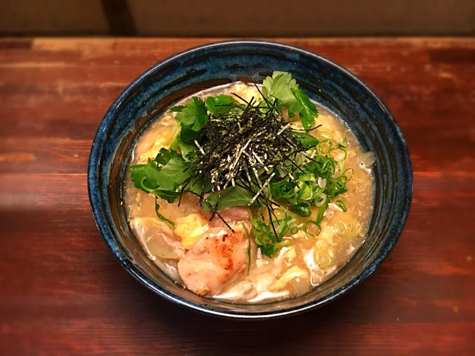 鶏親子あんかけそうめん2|半田手延べそうめんの店 阿波や壱兆さん