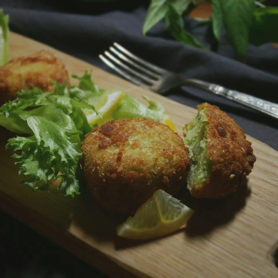 Mashed Edamame Croquette ／枝豆コロッケ|まちまちこさん