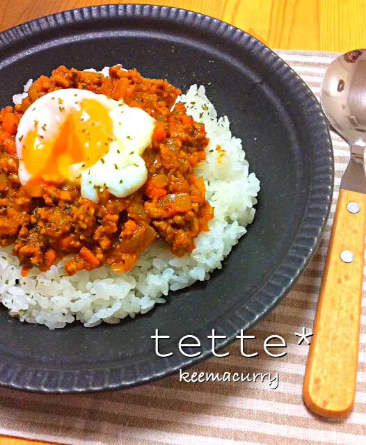 スパイス香るキーマカレー♡|tetteさん