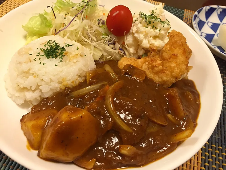 今日の夕飯は、がっつりワンプレートカレー|sono.kさん