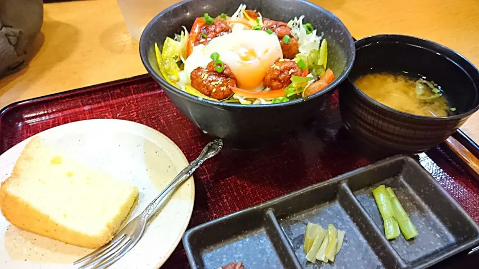 親子つくねミニ丼セット|ぶりじっとえいちぇるさん