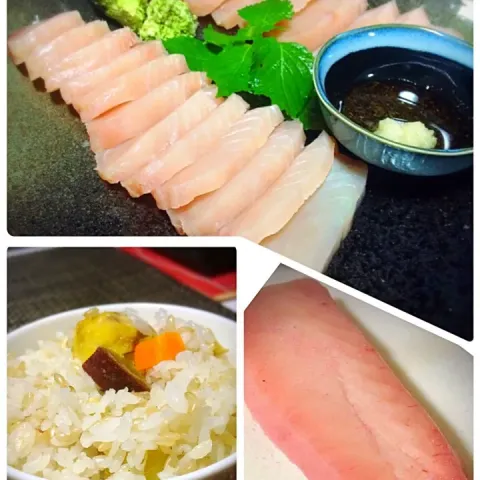 「リード クッキングペーパー ボックスタイプ」を使ってみたSnapdishの料理・レシピ写真:リードを使い「塩まぐろ」🐟 クリ芋ご飯🌰 #塩まぐろ