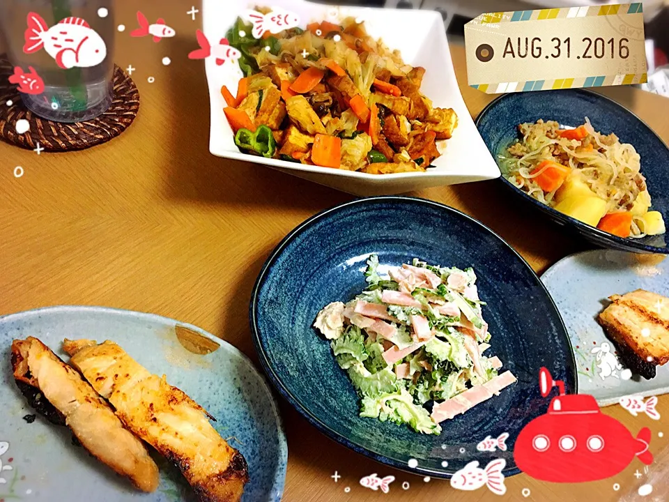 8/31の夕ご飯🍴|みきぴょん♪さん