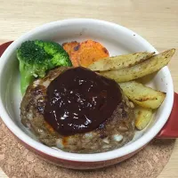 Snapdishの料理写真:肉肉しいハンバーグ|ふうたろさん