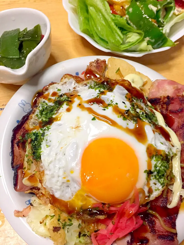 手抜き夕飯
お好み焼きみたいな物|ミカさん