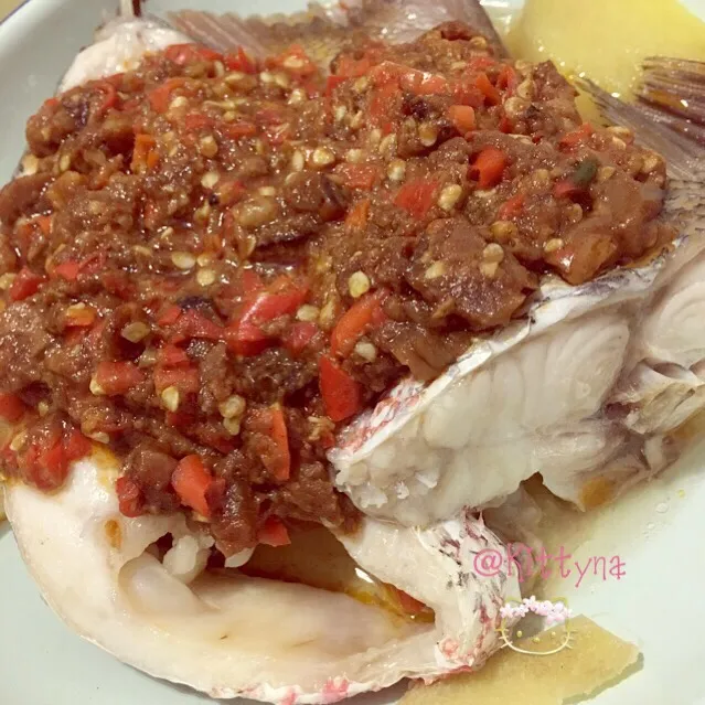 Snapdishの料理写真:🍄香菇肉醬蒸鱼🐟|🎀Kittyna🌸さん