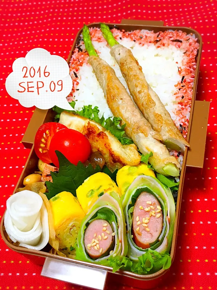 高校生男子のがっつり弁当.ﾟ٩(๑⃙⃘˙ᵕ˙๑⃙⃘)۶:.｡|おざMAMAさん