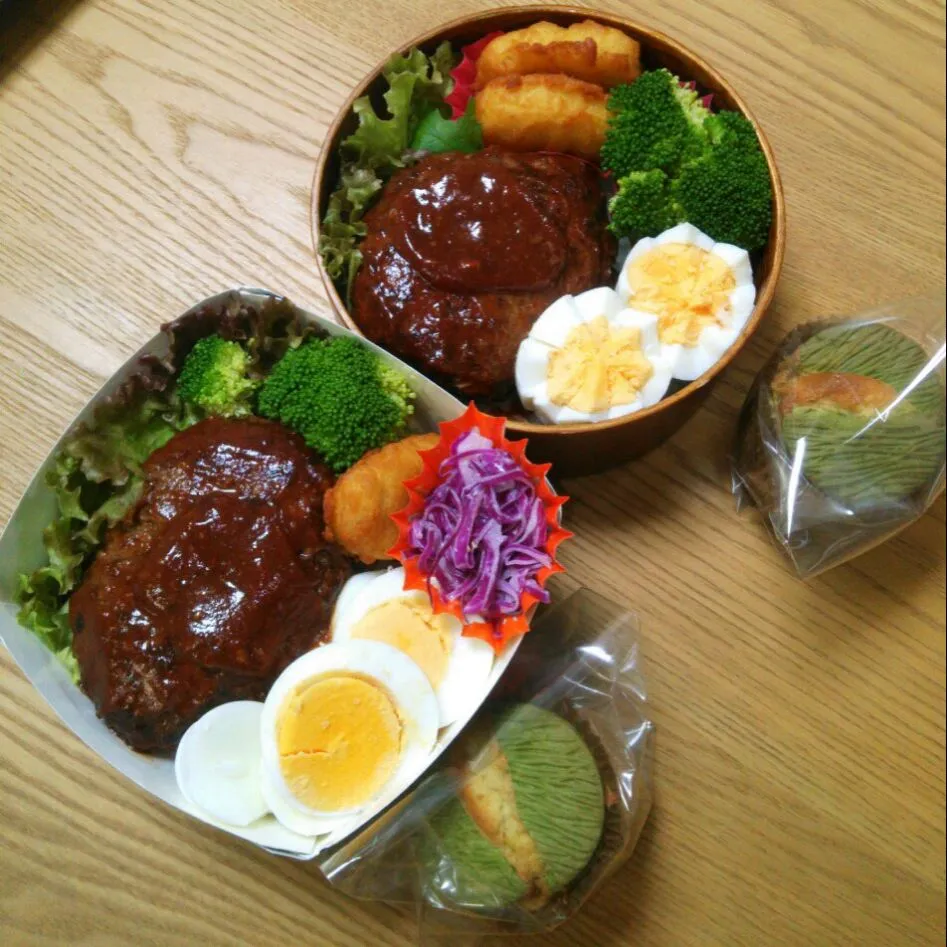 Snapdishの料理写真:『修学旅行お弁当～ロコモコ丼』|seri-chanさん