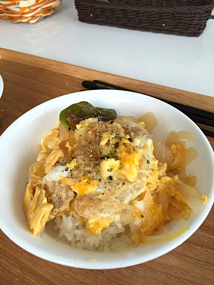 Snapdishの料理写真:かつ丼|まりぶさん