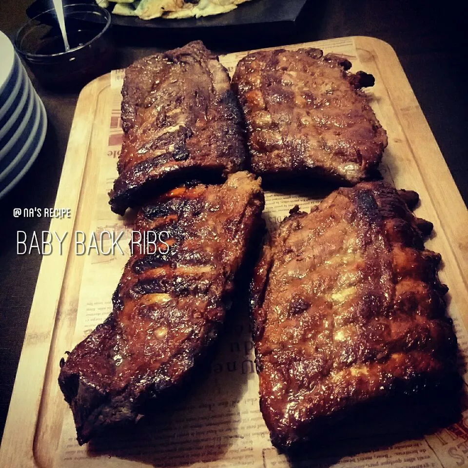 旦那ちゃんの誕生日用のベビーバックリブ(Baby back ribs)が上手に焼けました👍
手間かかった分、美味しく出来ると嬉しいっ🙌💕|Kashimanakitchenさん