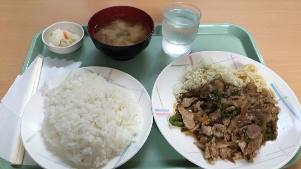 Snapdishの料理写真:焼肉定食（ご飯大盛り）|おっちさん