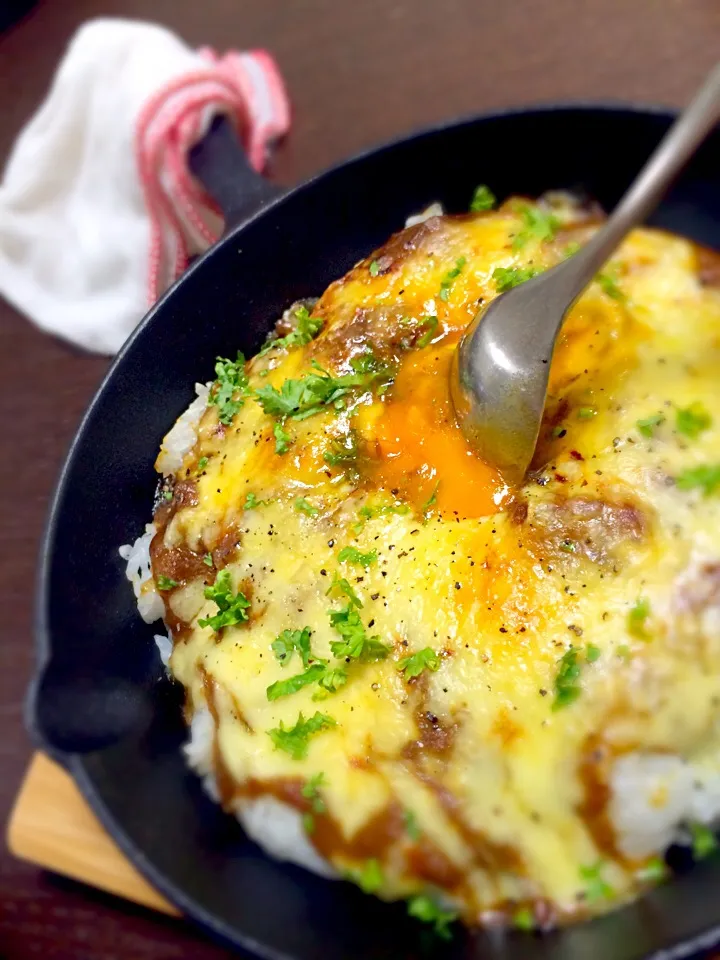 スキレットで焼きカレー♪|るん♪さん