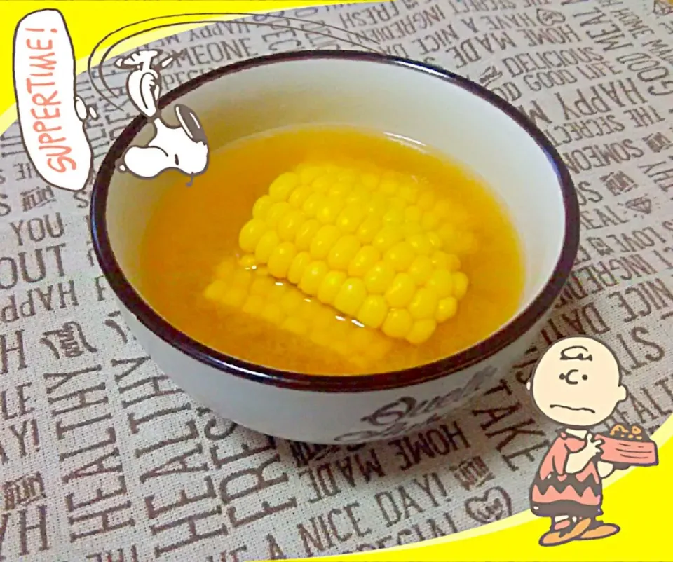 みったんの「みったん miso soup🌽」😚💕
🌽ええ出汁でてますがなー😍|ひとみんΨ(*´∀｀)Ψさん