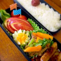 Snapdishの料理写真:男子高校生弁当|oliveoilさん