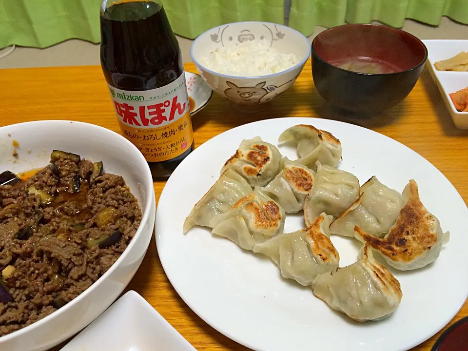 餃子に、さっぱりポン酢でうまうま|あい丸さん