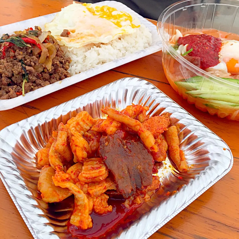 今年も激辛グルメ祭りへ！ガパオライスと冷麺とホルモン|カナ☆デップさん