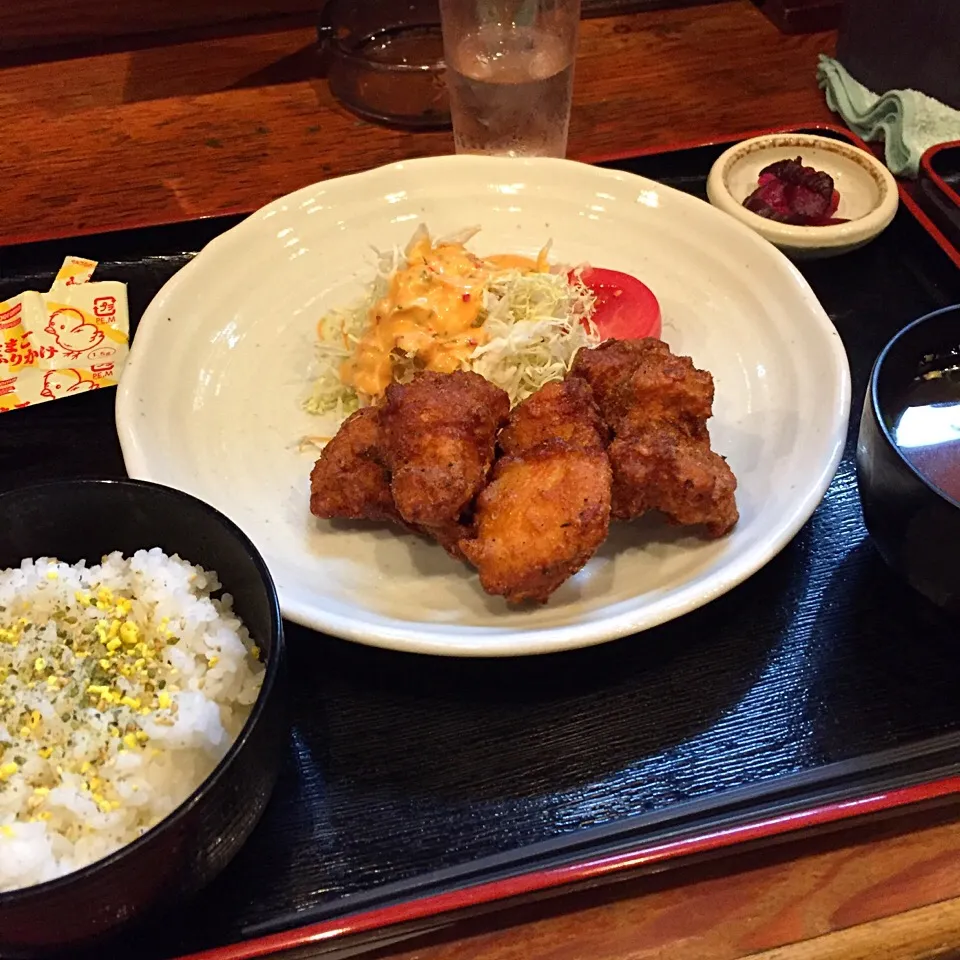 唐揚げ定食(^O^)／|すかラインさん