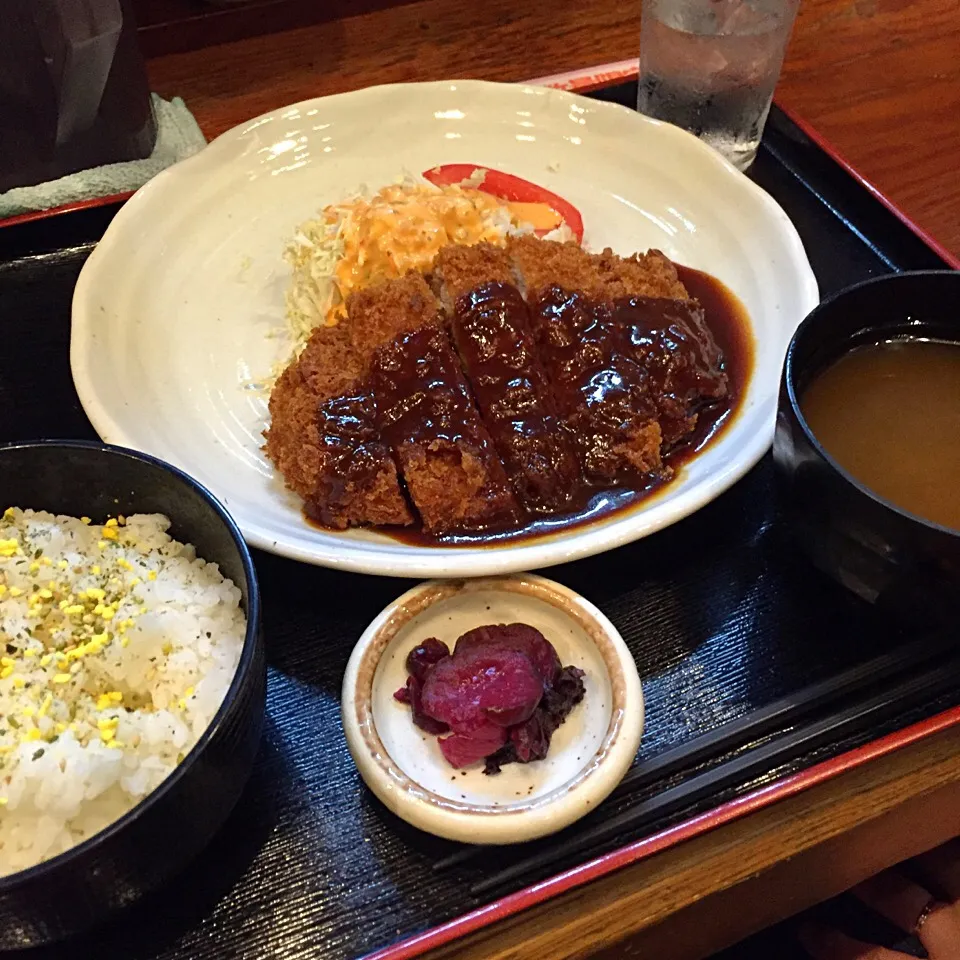 トンカツ定食(^O^)／|すかラインさん