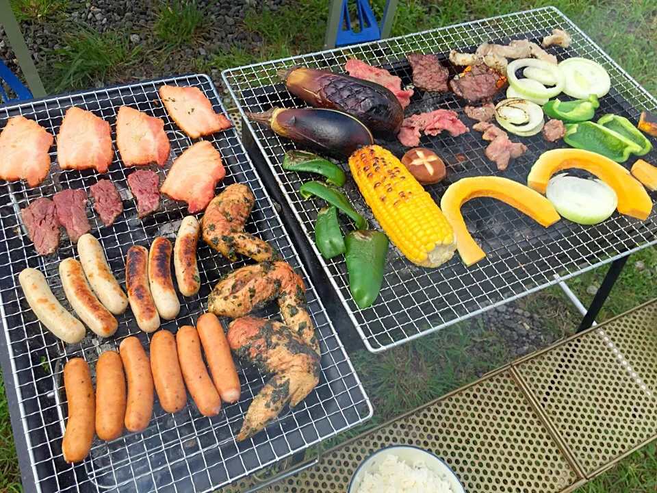 🔥この間のBBQパーティーの！🔥|りーちさん