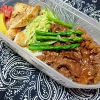 Snapdishの料理写真:サワラの西京焼きと焼肉弁当|ち－ママさん