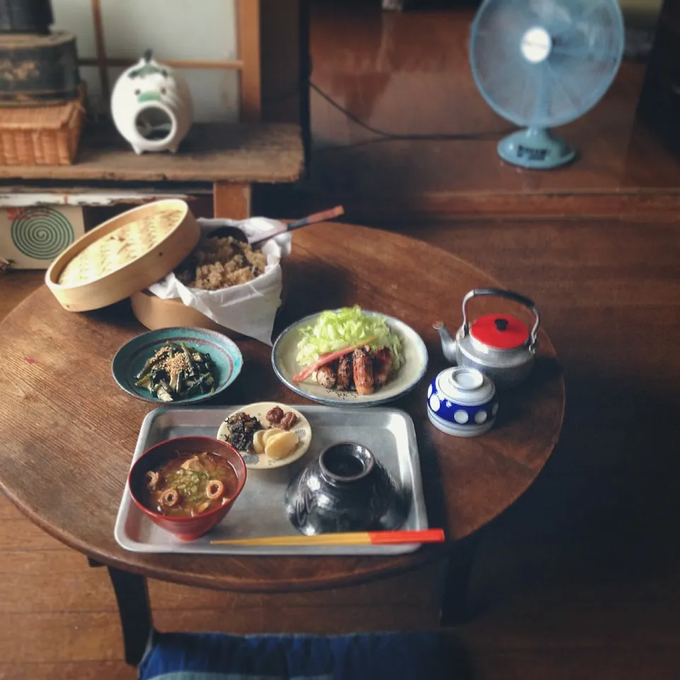 “ みょうが定食 ”|おたんこ食堂  d□~°さん