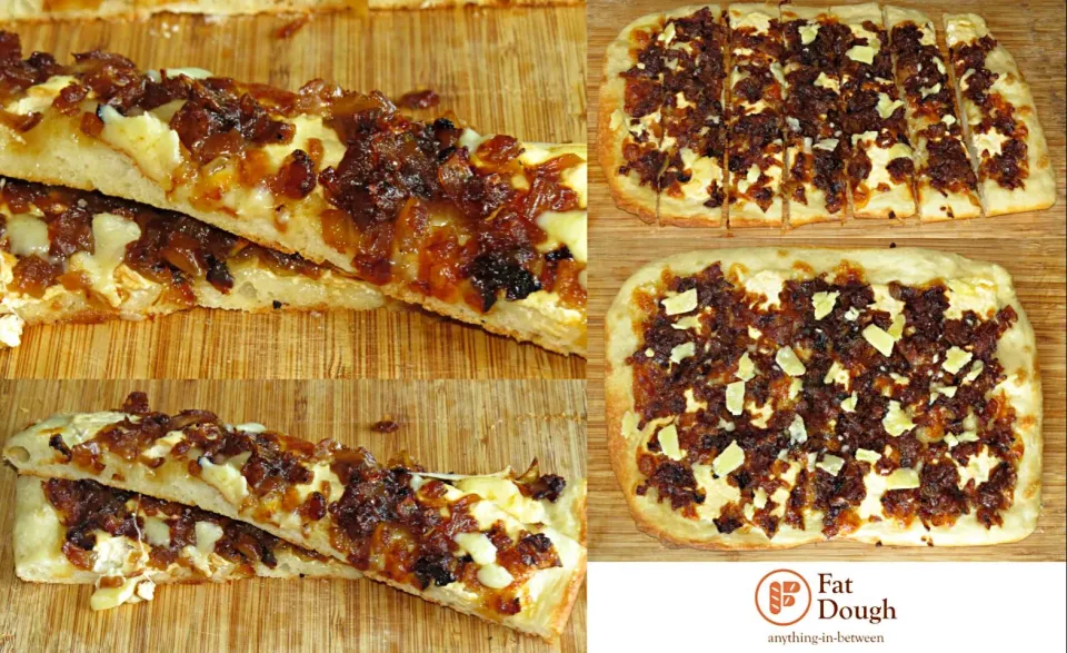 Caramelized Onion with Homemade Ricotta Pizza al Taglio|Daniel Limさん