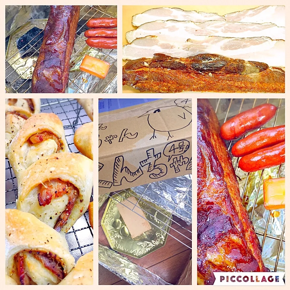 ベーコンエピ、焼けたよ‼️^ - ^
この間 作ったベーコンで、焼きました。|cafebobさん