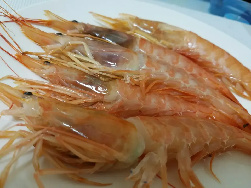 カープセールで激安!!赤エビのおさしみじゃけん!!|まぁちさん