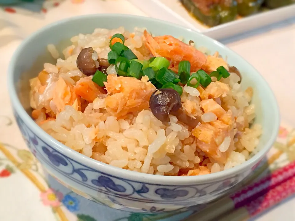 鮭の炊き込みご飯♪|あゆさん