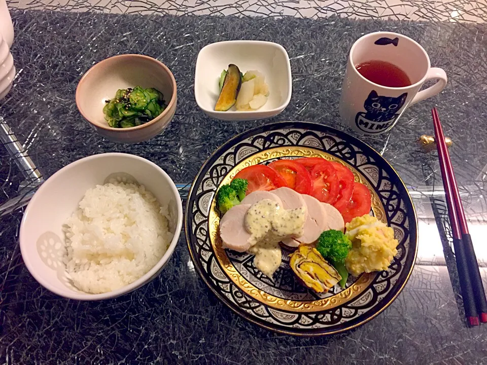 今日の夕飯|ささのはぱんださん