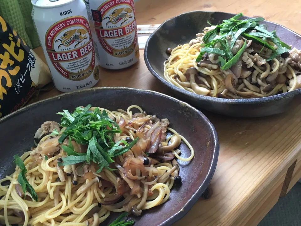 遅昼パスタ！料理する気でいきんで行ってもほぼほぼ何にも作らないでご馳走になってきた(^_^;)|もっつぁさん