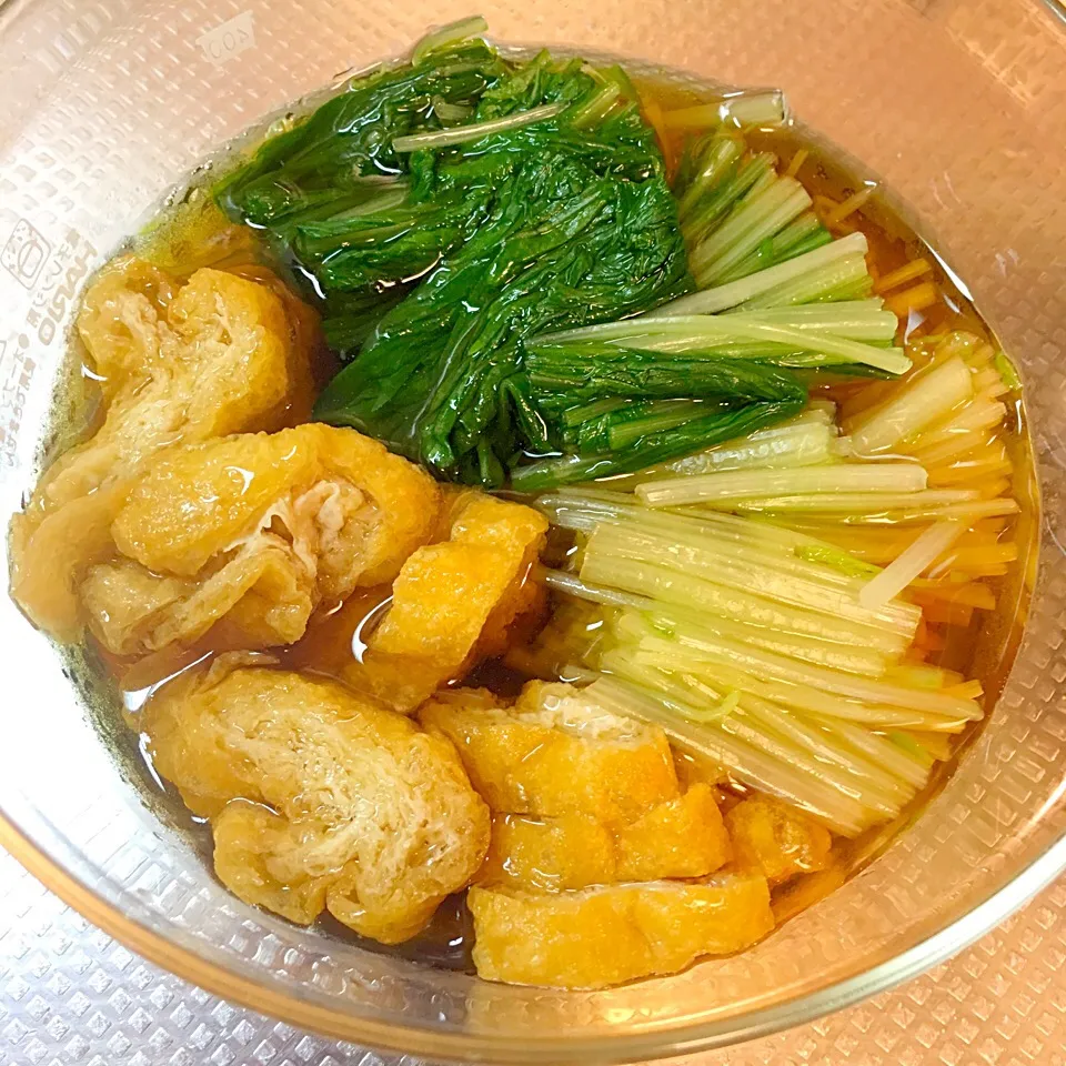 Snapdishの料理写真:水菜のおひたし|pitonさん