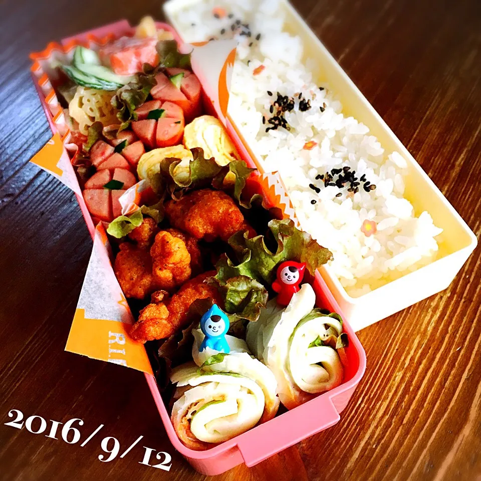 Snapdishの料理写真:高2女子弁当|ヒロさん