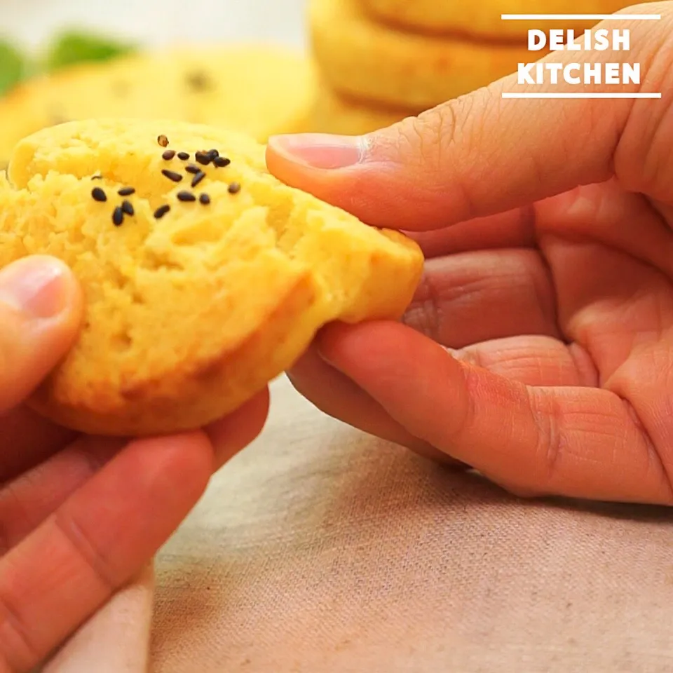 Snapdishの料理写真:【動画】スイートポテトソフトクッキー作り方#delishkitchentv|DELISH KITCHENさん