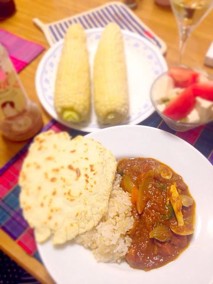 16/09/08 スペシャルカレー印度の味、手作りナン|kykyさん