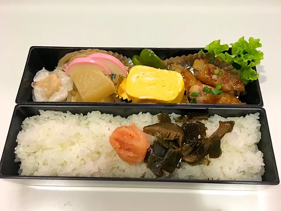 牛蒡の豚肉巻きのお弁当。|Chiharuさん