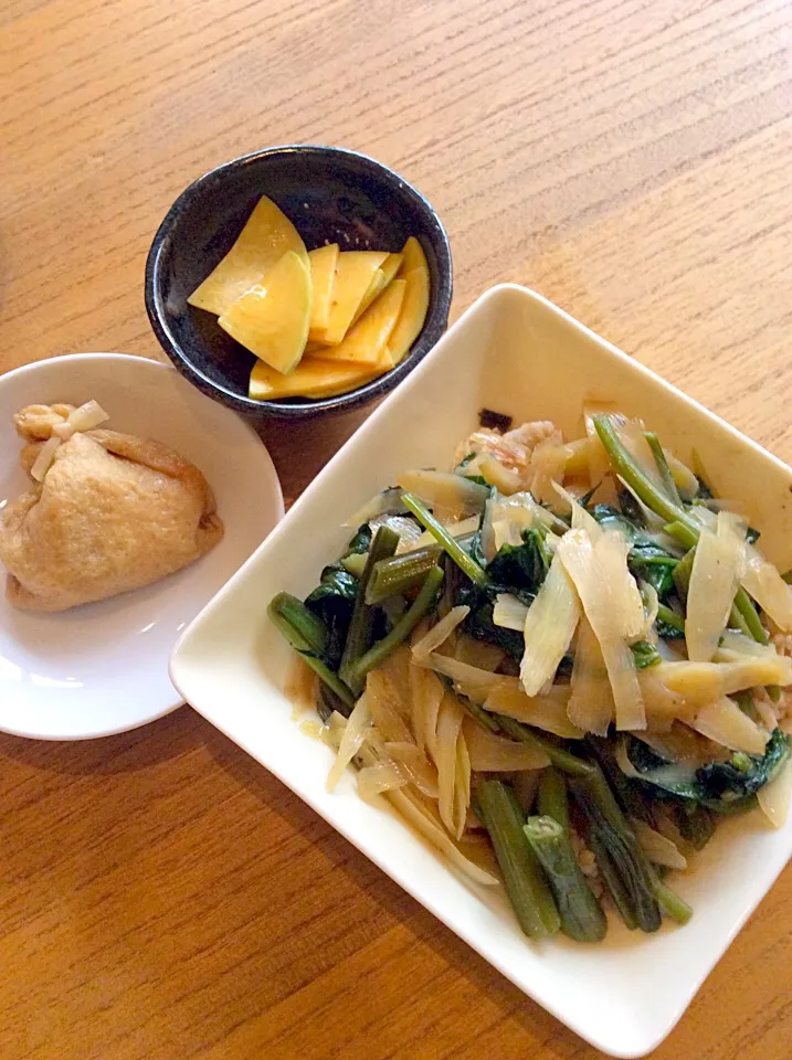 空芯菜とジャガイモのあんかけ丼〜|みなみさん