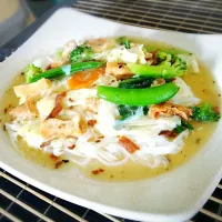 Chinese Style Keow Teow, Flat Noodles #Vegetarian|Blusherさん