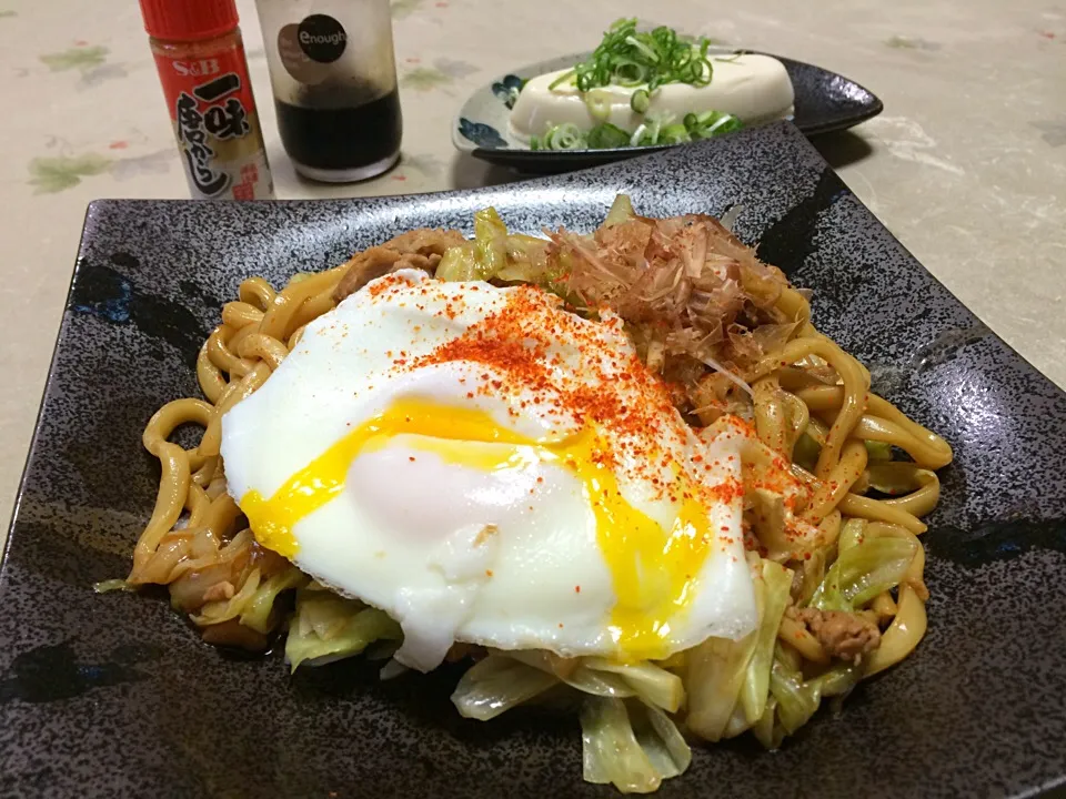 焼うどん❤️今夜は手抜き💦|makoさん