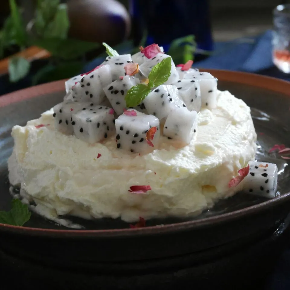 Lemon Mascarpone Ice Cream Cake／レモンとマスカルポーネチーズのアイスクリームケーキ|まちまちこさん