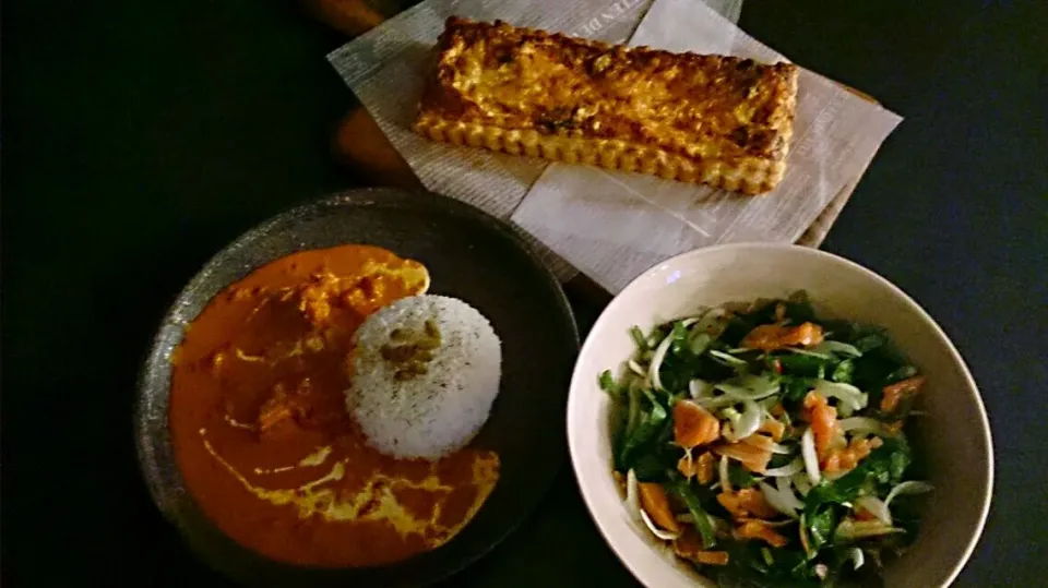 Snapdishの料理写真:今日の晩御飯。バターチキンカレー|Yoshieさん