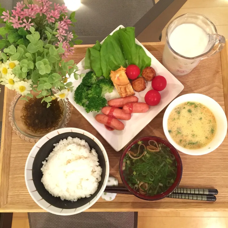 Snapdishの料理写真:9/13❤︎主人の朝ごはん❤︎|Makinsさん