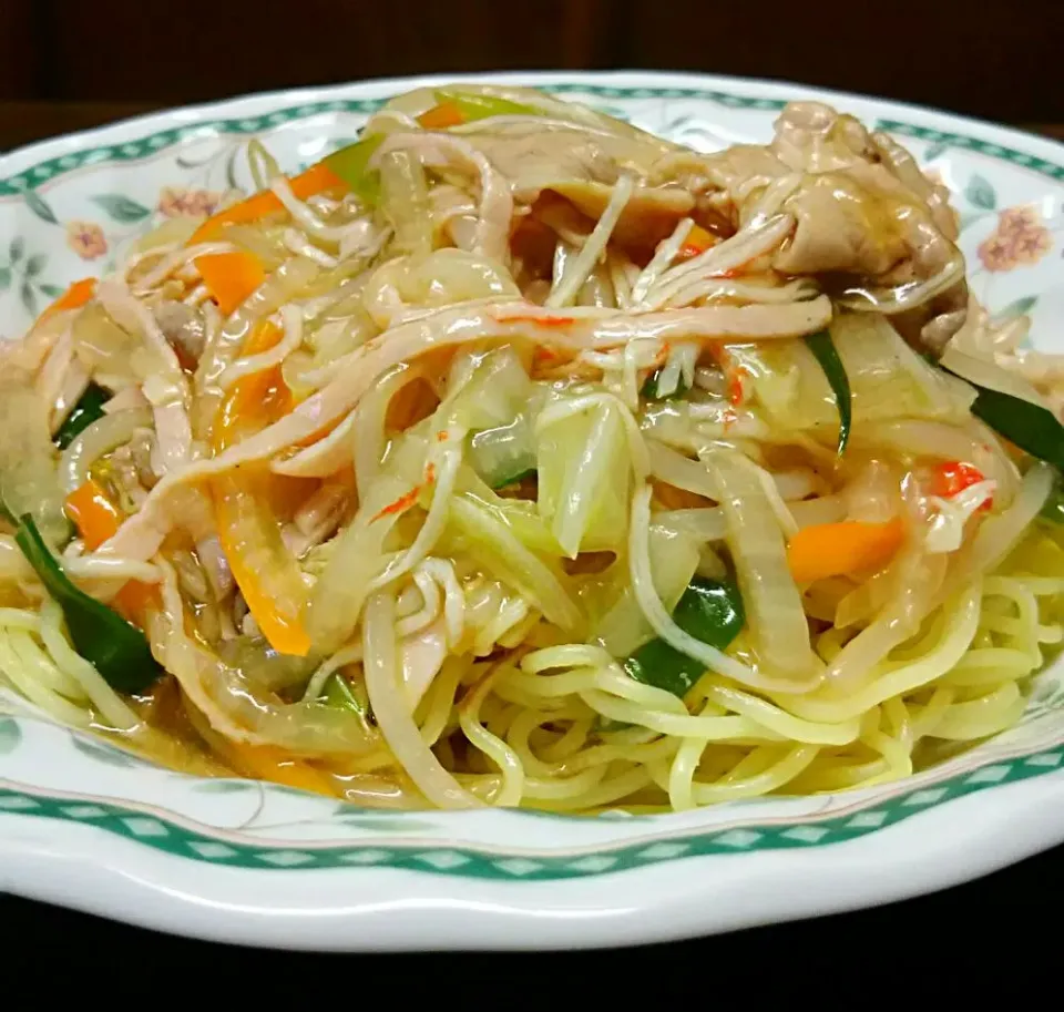 五目あんかけ焼きそば|あらいぐまのしっぽさん