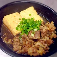 季節限定メニュー　店内仕込みの肉豆腐|なちゅさん