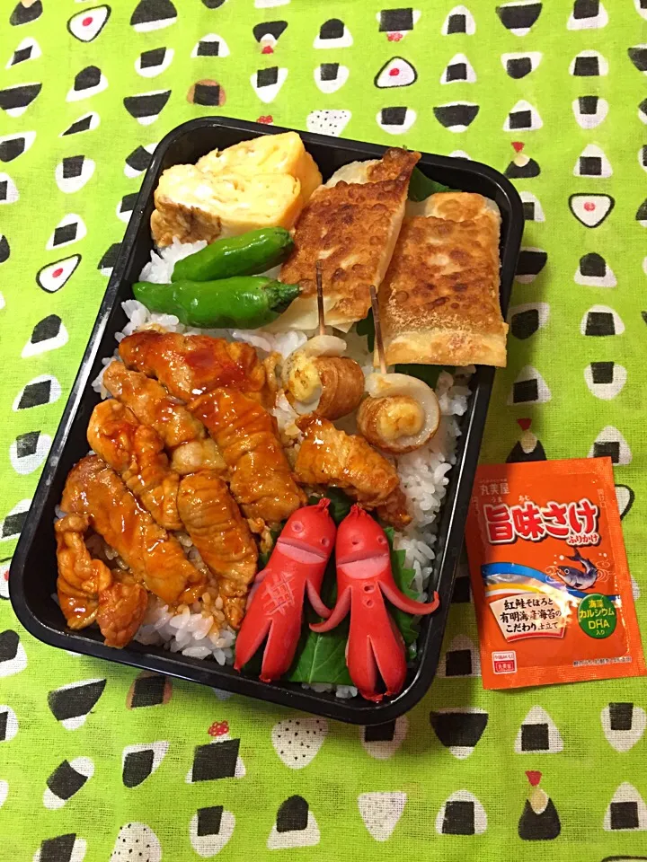 Snapdishの料理写真:9月14日の高2男子のお弁当♪|ごっちさん