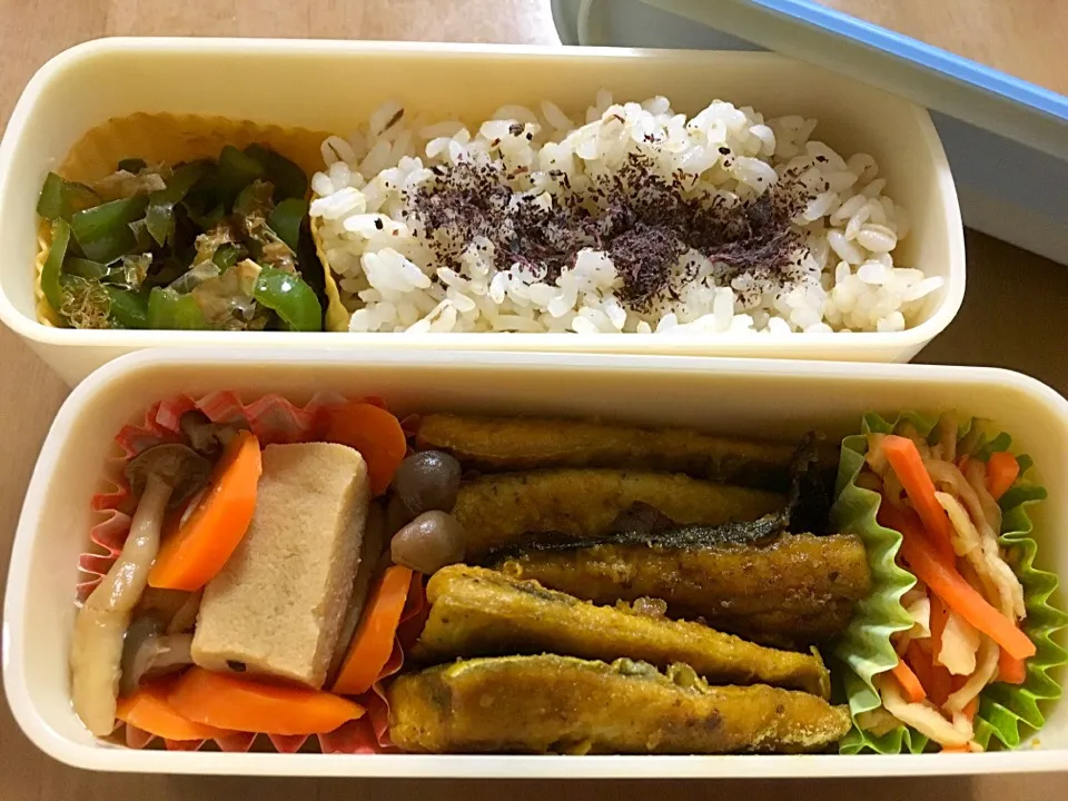 Snapdishの料理写真:フライパンひとつで10分お弁当|横井朱里さん