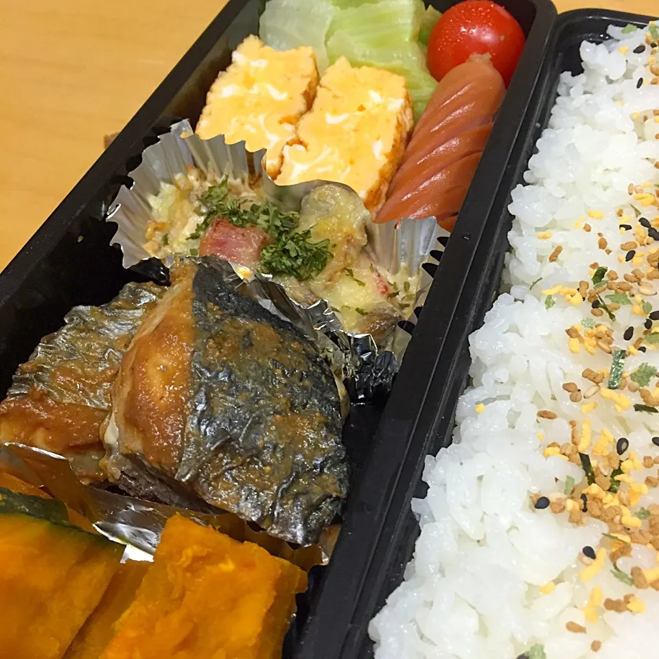 Snapdishの料理写真:今日の親父弁当！|沖縄「ピロピロ」ライフさん