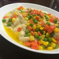 Creamy chicken breast fillet|unicoandunicaさん