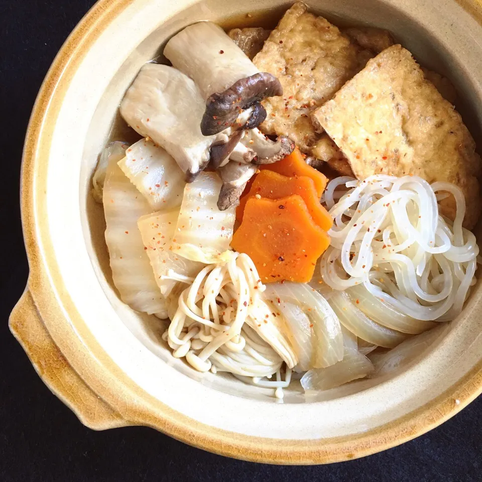 Snapdishの料理写真:Vegetarian sukiyaki|coxiella24さん