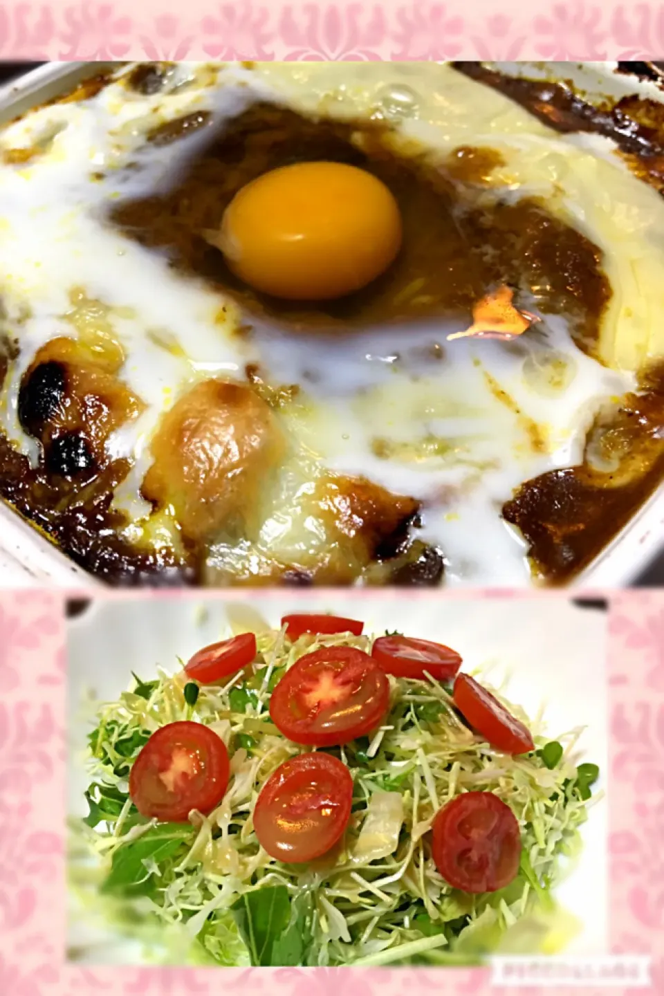 ドボンの翌日は
「焼きカレー & 5種サラダ」
で ” 胃に喝‼️”|muutさん